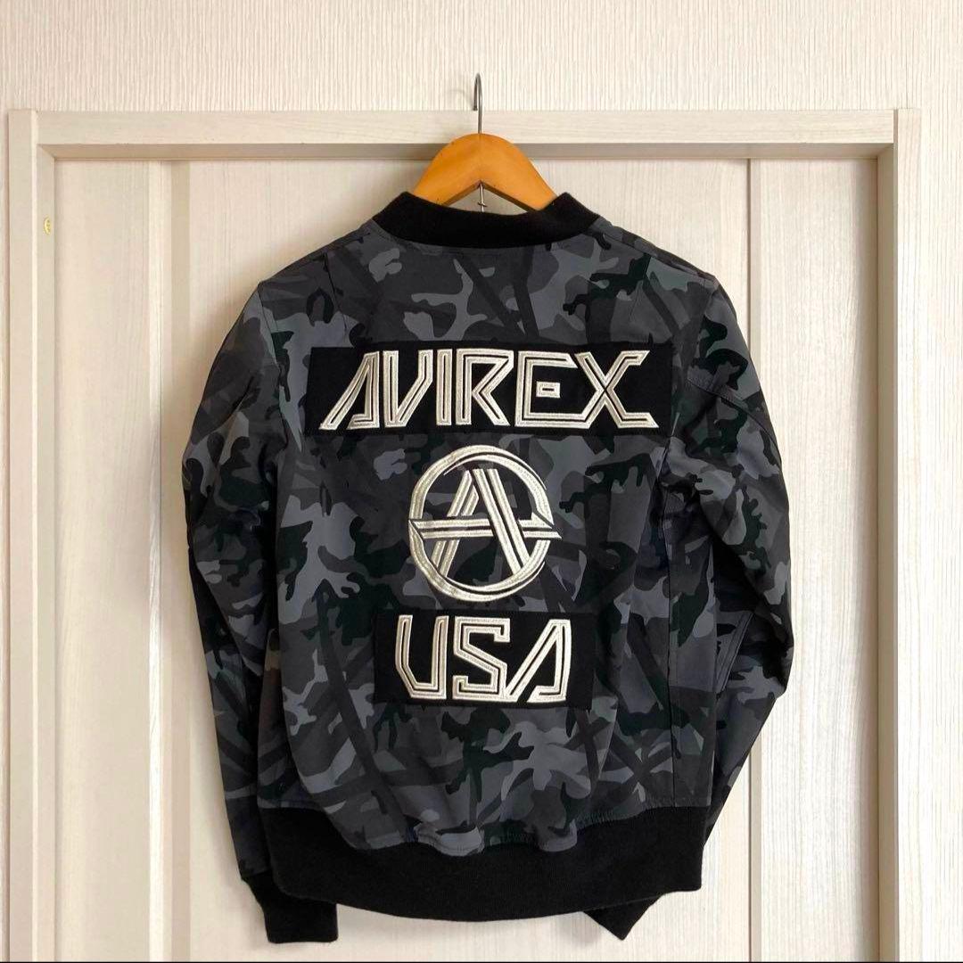 AVIREX MA-1 カモフラージュジャケット