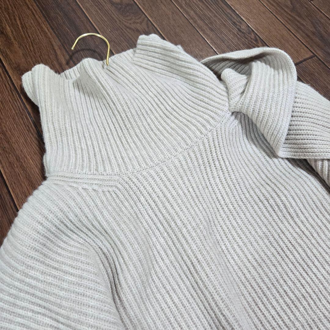 極美品◆ルシェルブルー購入 アイレネ ミラノリブ ニット セーター