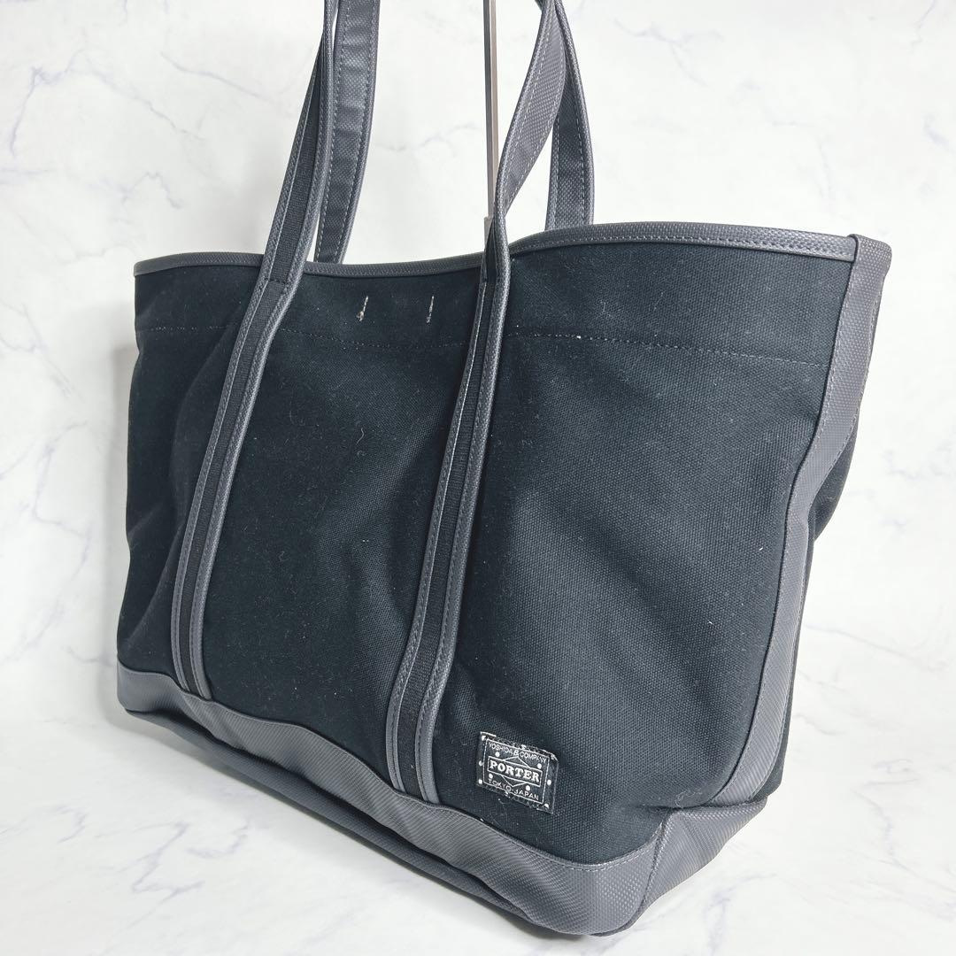 ✨️美品✨️PORTER ボーイフレンド トートバッグ L キャンバス ブラック