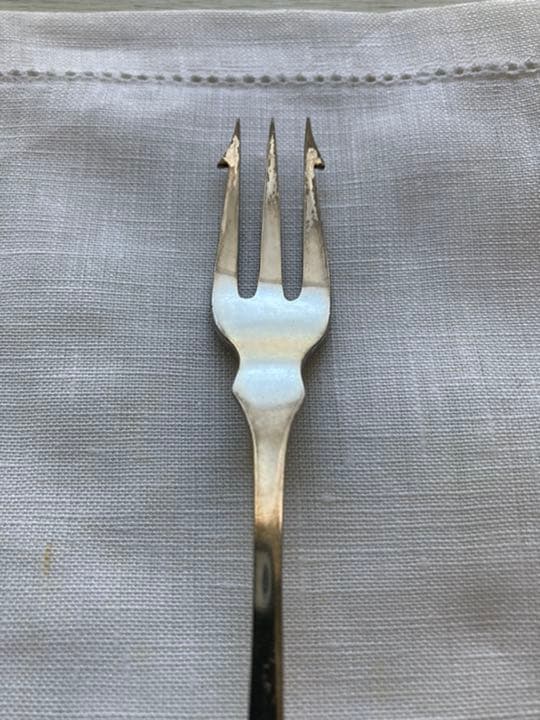Silver platedピクルスフォーク（ホールマーク刻印あり）