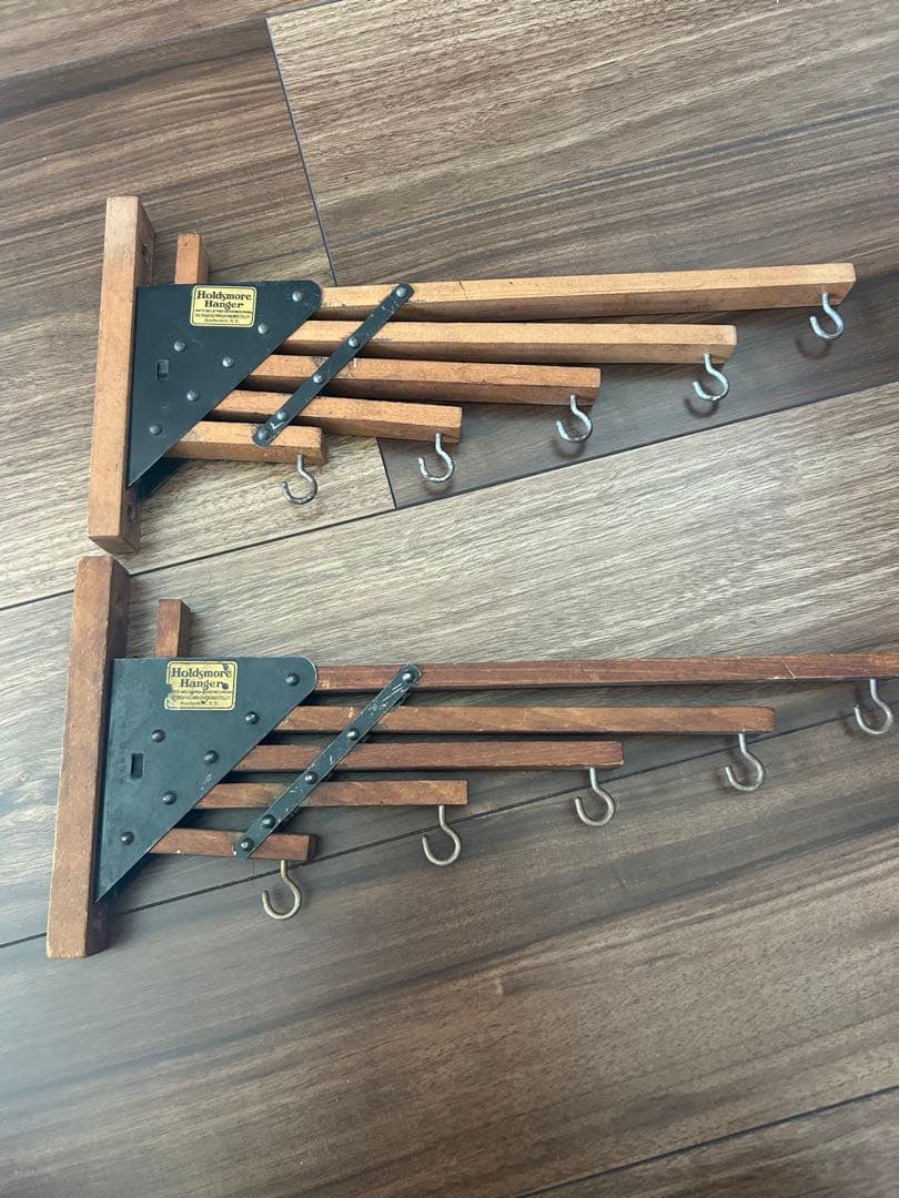 アンティーク1920-30's Folding Hanger2個セット