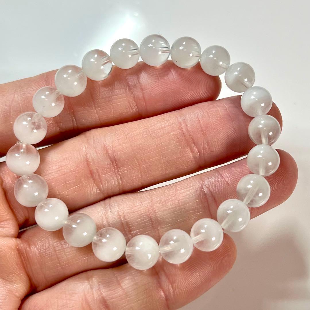 最高級　コットンインクルージョンブレスレット　デュモルチェライト 1