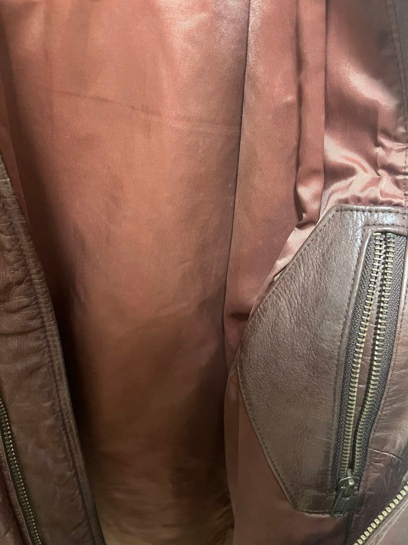 Banana Republic ブラウン　レザージャケット XL　古着