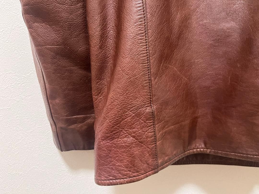 Banana Republic ブラウン　レザージャケット XL　古着