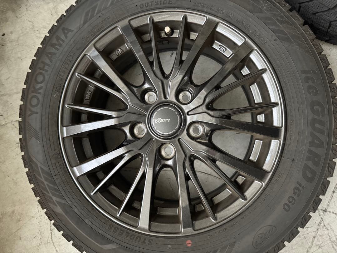 マックィーン185/65r15 スタッドレス ホイールセット