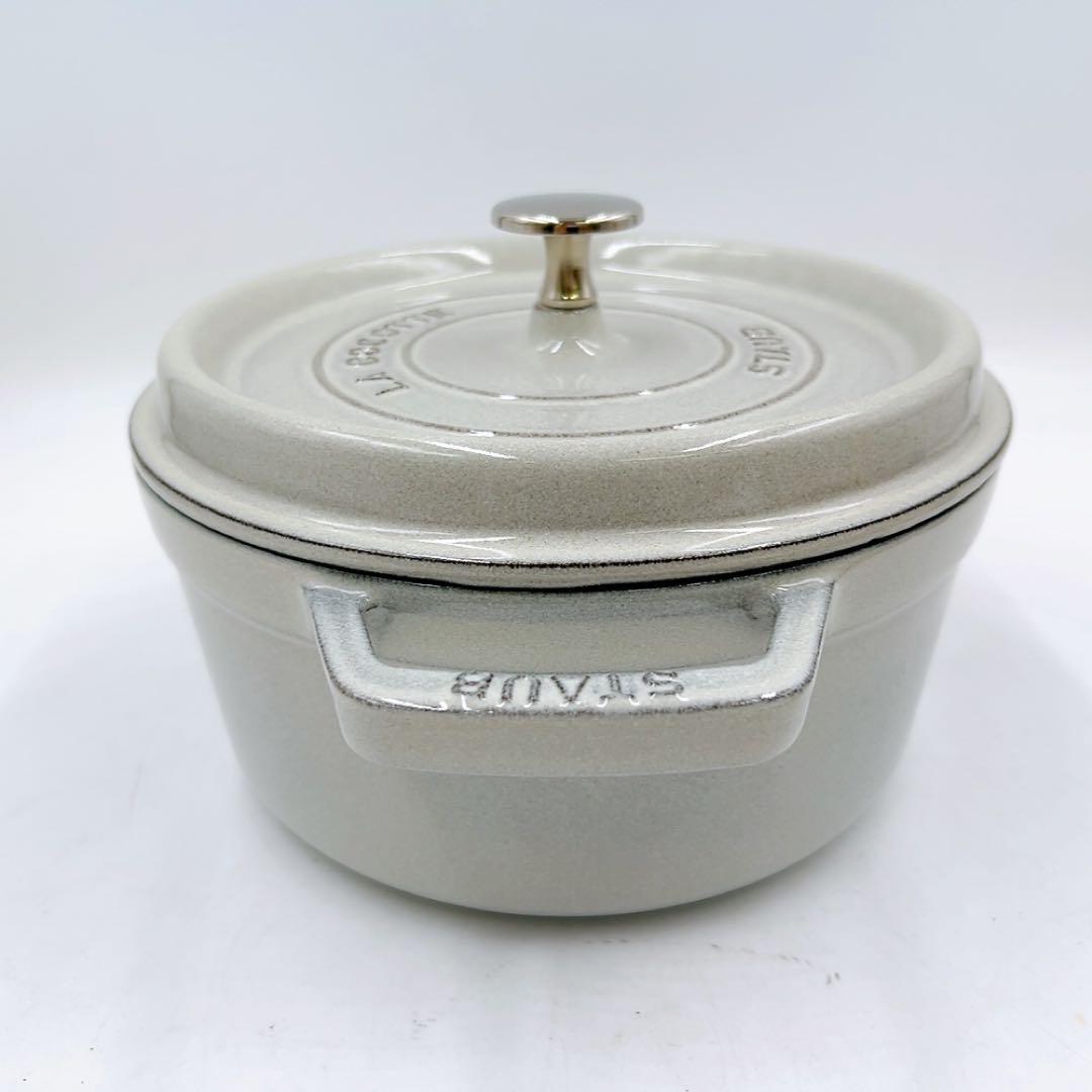 4ADM010 未使用 ストウブ ピコ ココット ラウンド 22cm 鋳物