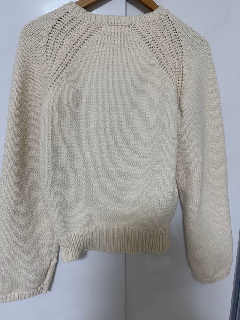 【確実正規品】andmary Casey knit tops ivory