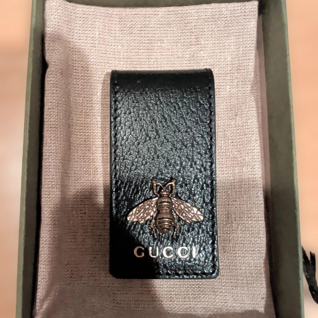 GUCCI レザー マネークリップ　新品未使用
