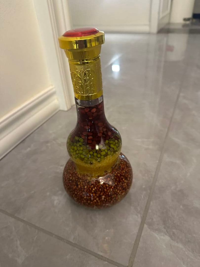 多色ガラス製花瓶