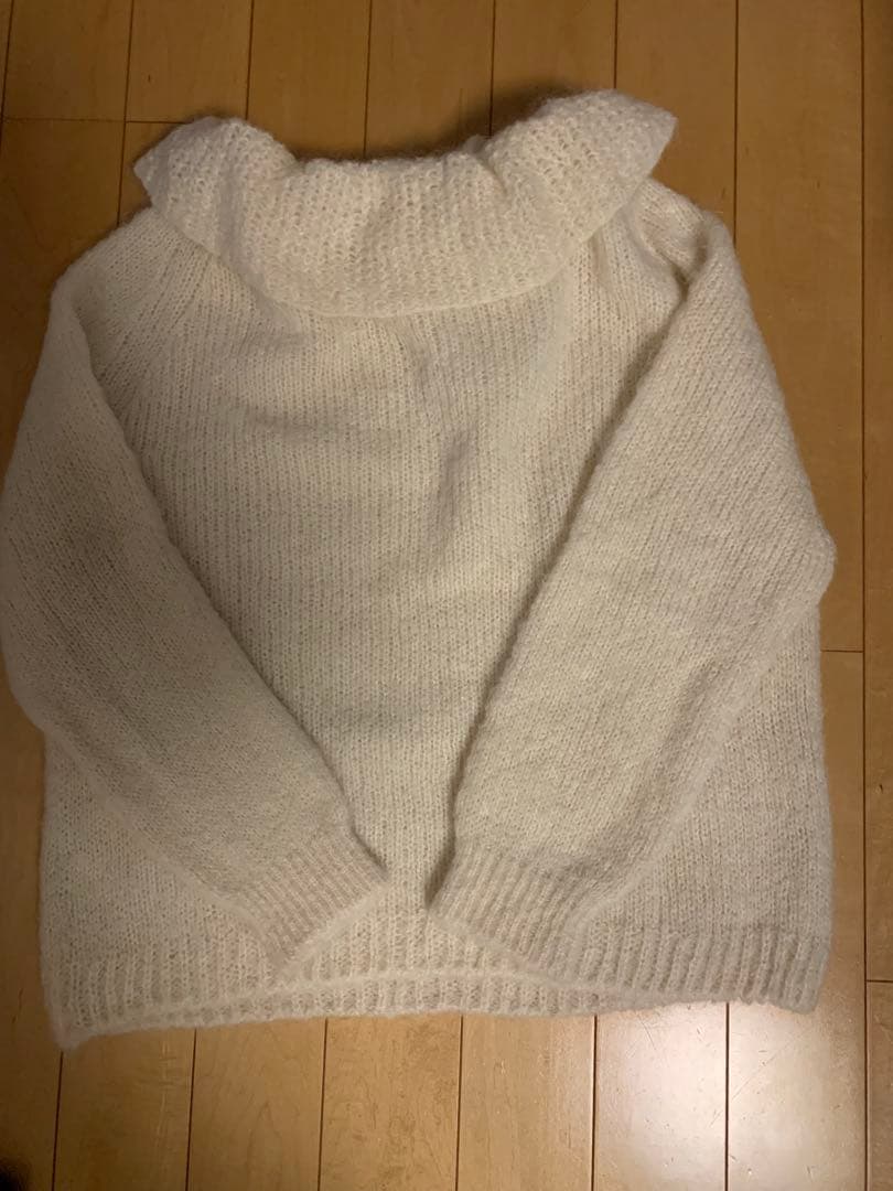 rimee。fofofofa HARVEST KNIT RICE WHIT