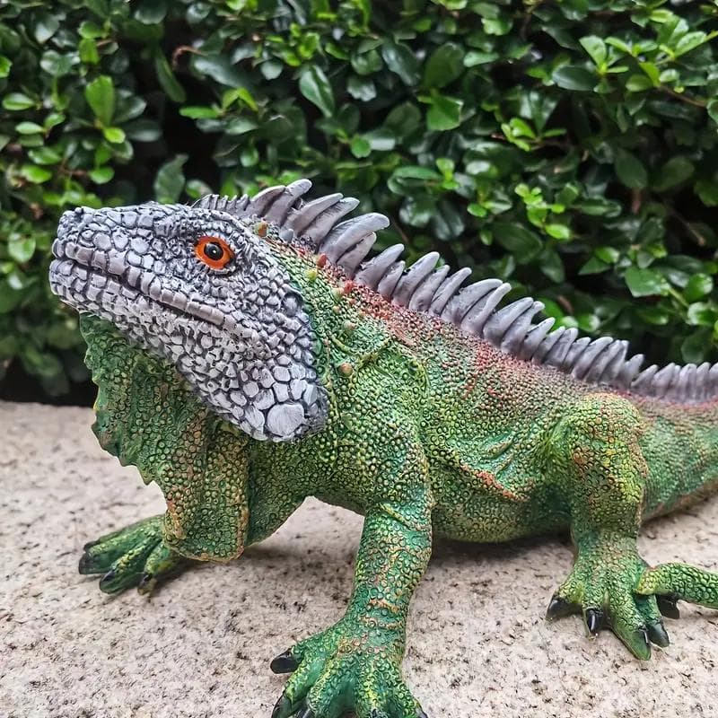 大型リアルなトカゲレプティルのフィギュア リアルな爬虫類レイアウト用品 35cm
