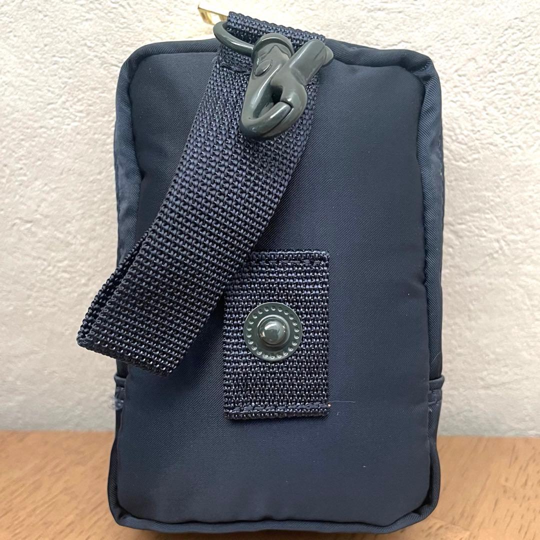 未使用級✨ PORTER アイアンブルー ゴールドファスナー ポーチ