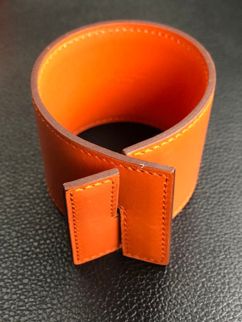 HERMES Leather Bracelet エルメス ブレスレット バングル