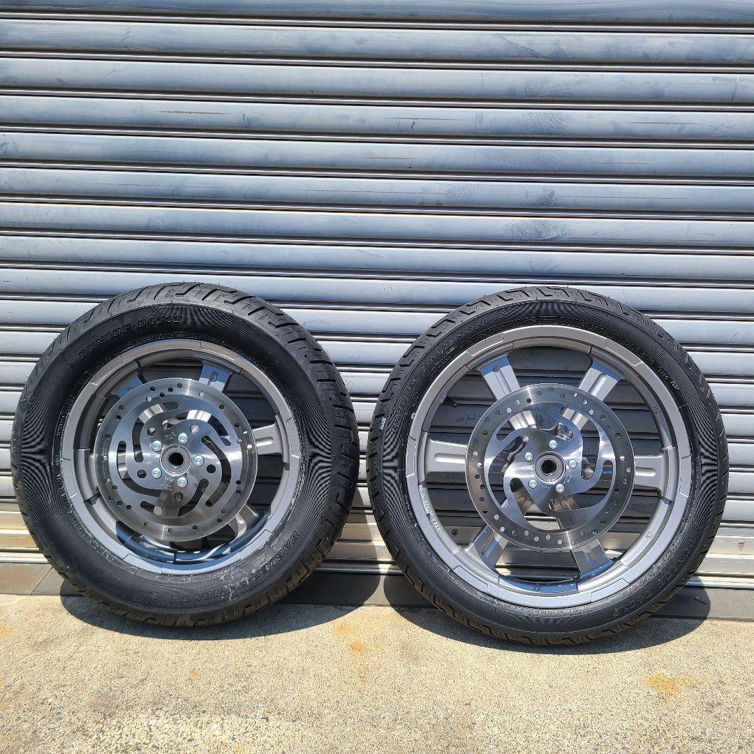 FXST　ソフテイルスタンダード　純正タイヤホイールセット