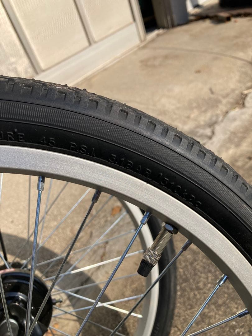 キャプテンスタッグ　折りたたみ自転車 ブラックフレーム