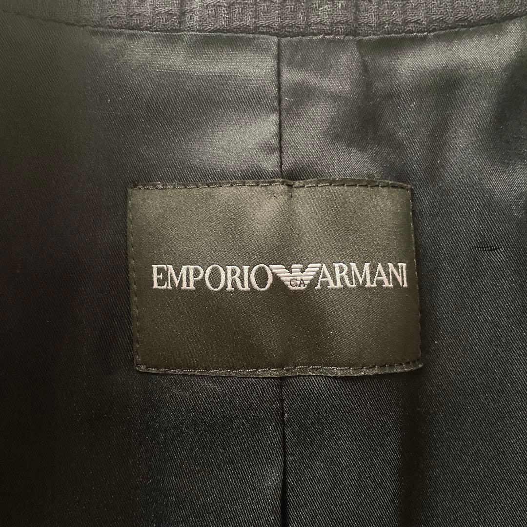 極美品⭐︎EMPORIO ARMANI 黒 ストレッチ パンツスーツ セットアップ