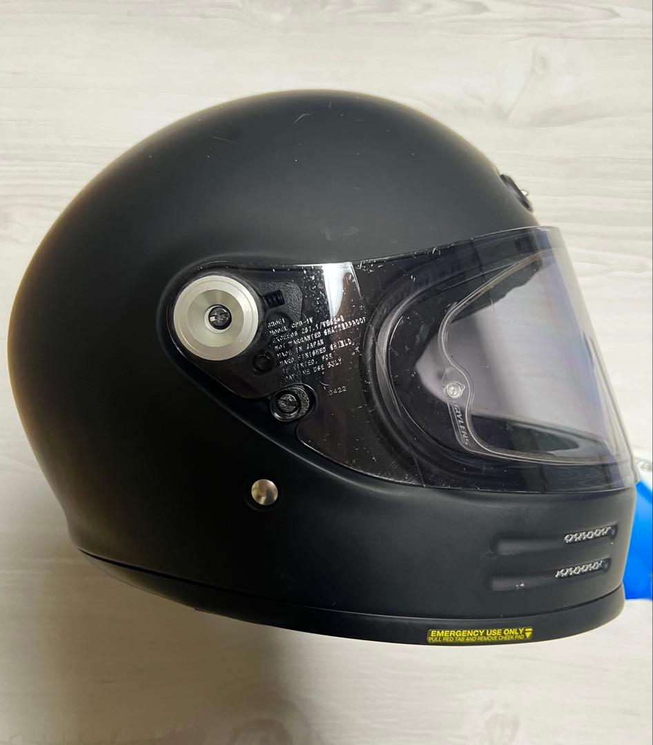 SHOEIグラムスターマットブラック(ダークシールド)＋付属品付き＋除菌消臭済み