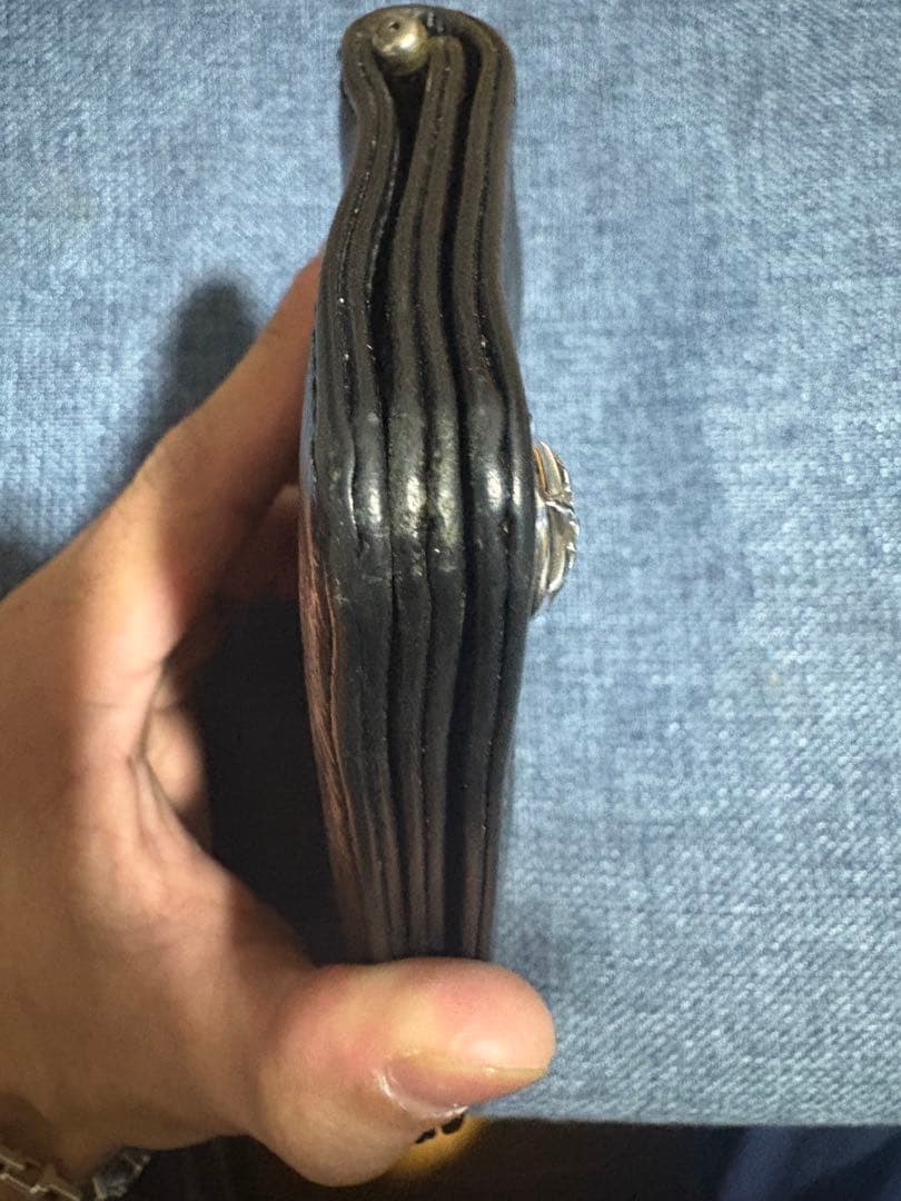 クロムハーツ　ワンジップ　スターボタン