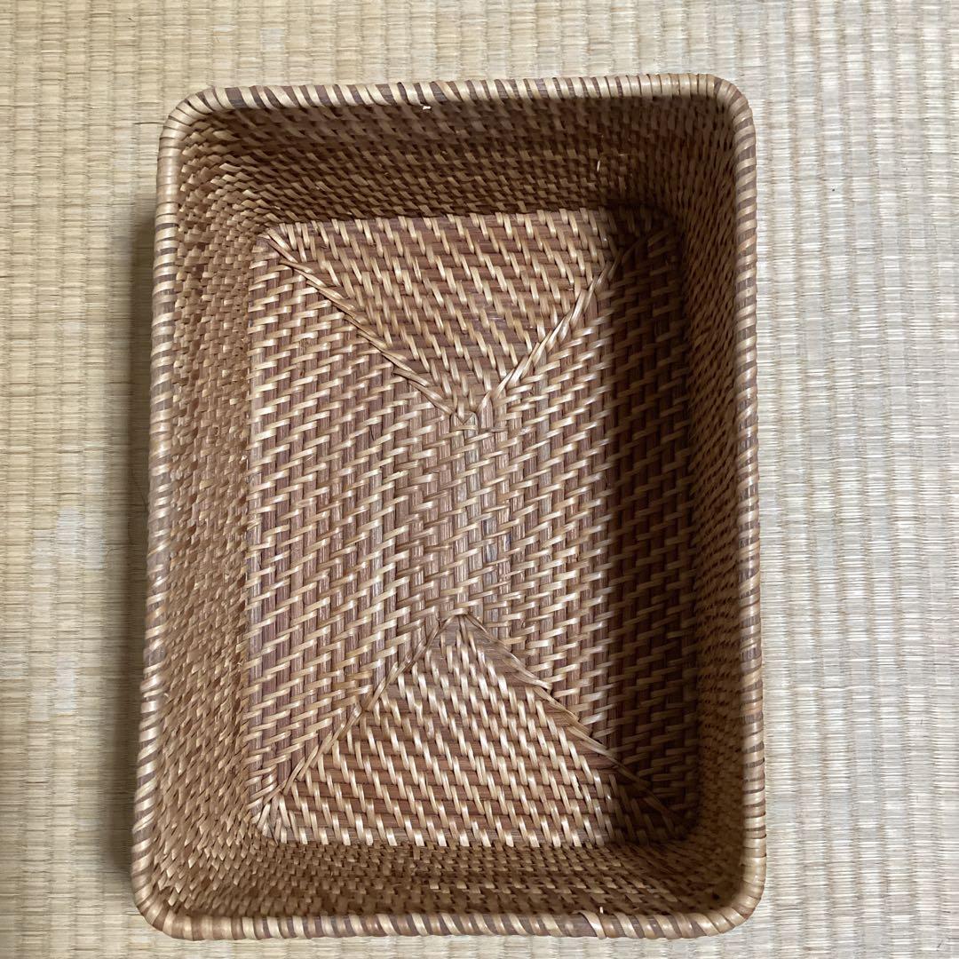 無印良品　重なるラタン　6個セット　まとめ売り