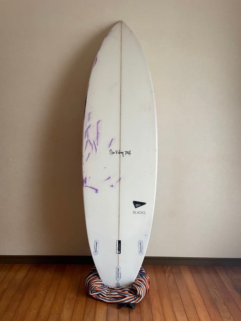 【手渡しのみ】threeweather PU BLACKS 6'6\"サーフボード