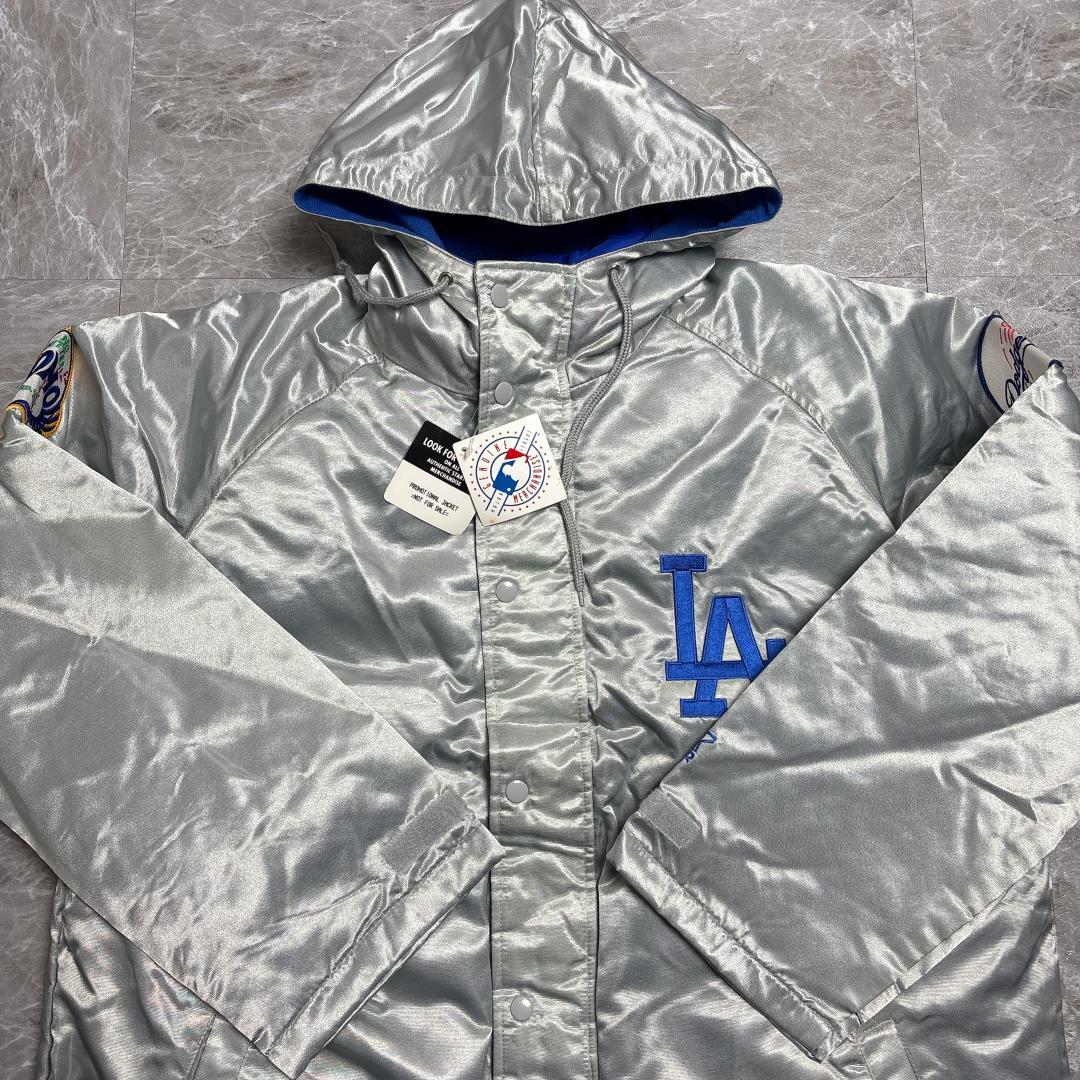 90s 希少 新品 非売品 ドジャース 2way ベンチコート M ダウンベスト