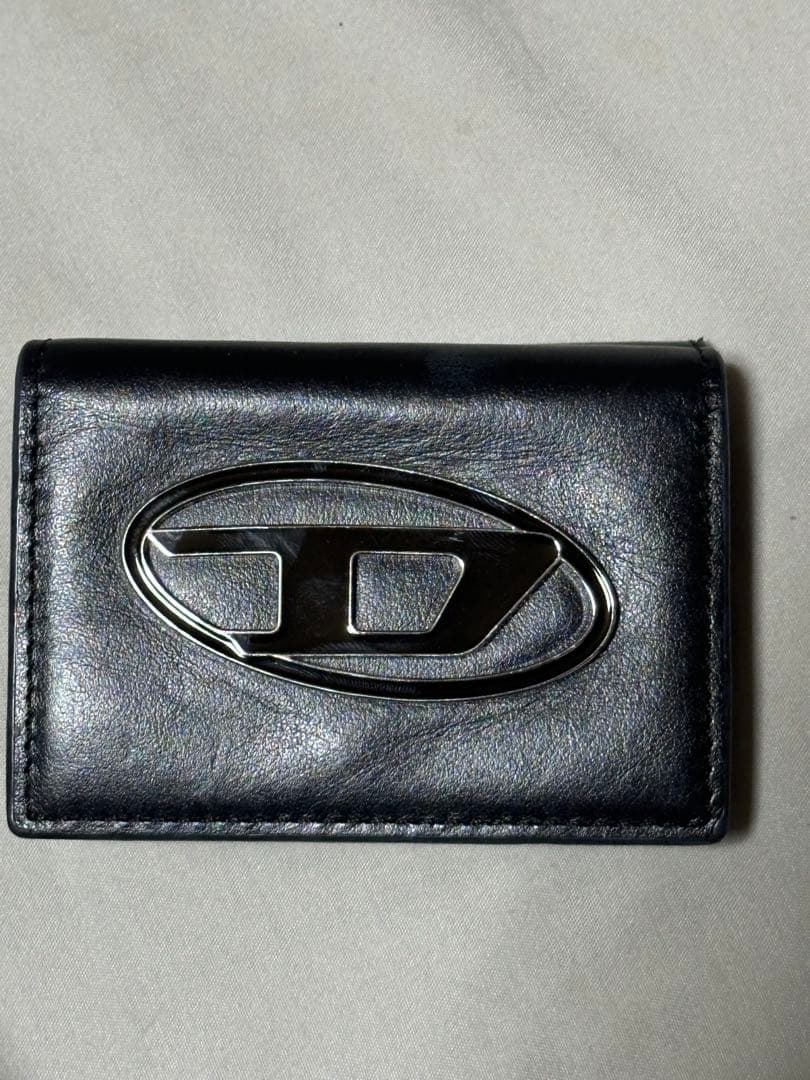 DIESEL 三つ折り財布 ブラック 箱あり