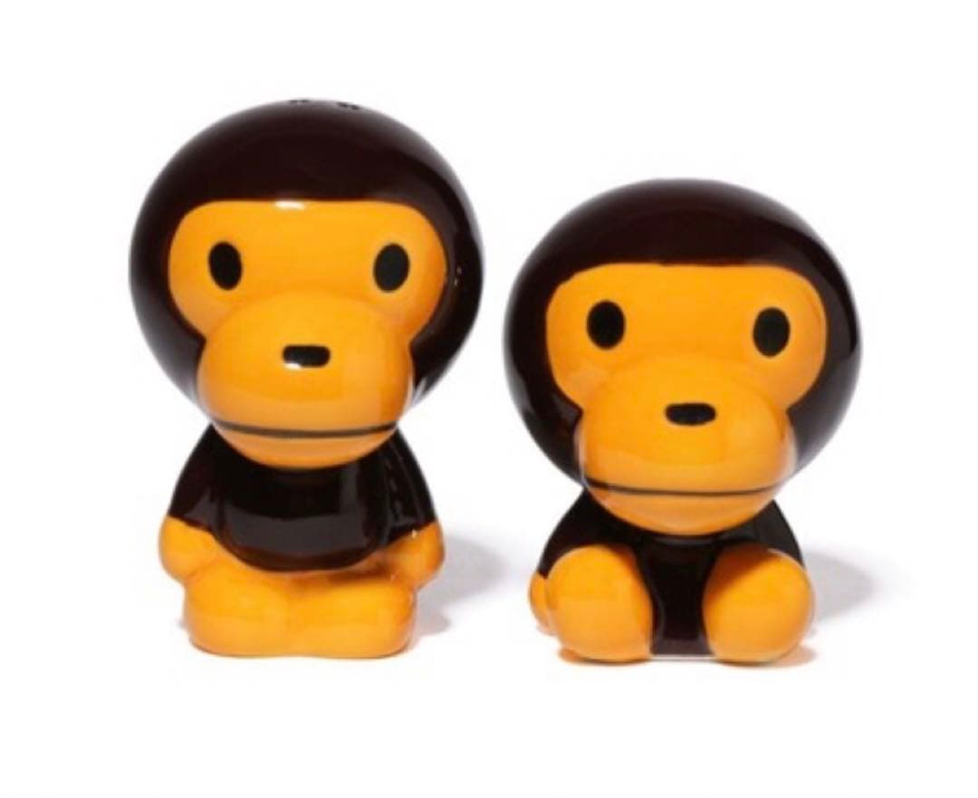 BAPE BABY MILO SALT＆PEPPER SHAKER