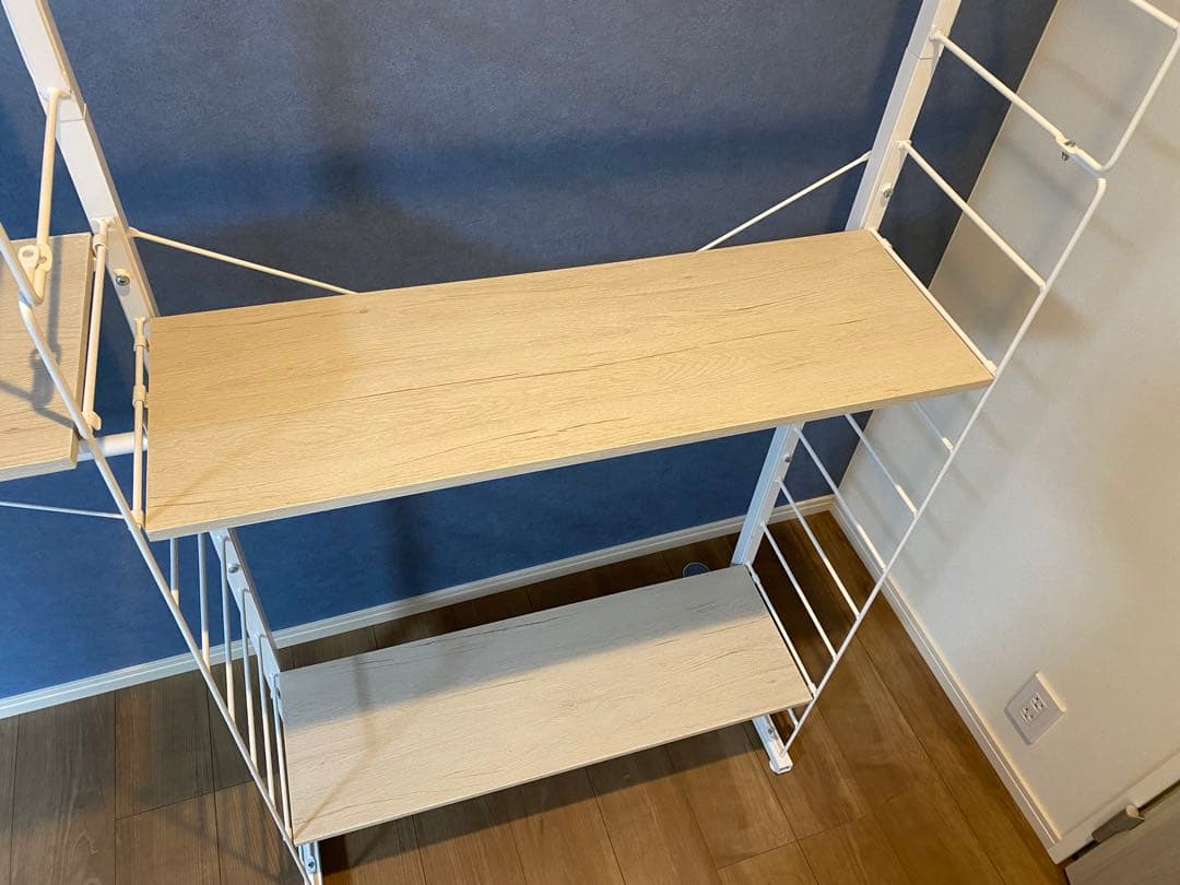 【ニトリ】突っ張り壁面収納ワードローブNポルダ(ホワイトウォッシュ)