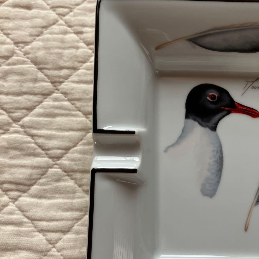 【美品】HERMES エルメス 灰皿 アッシュトレイ 鳥