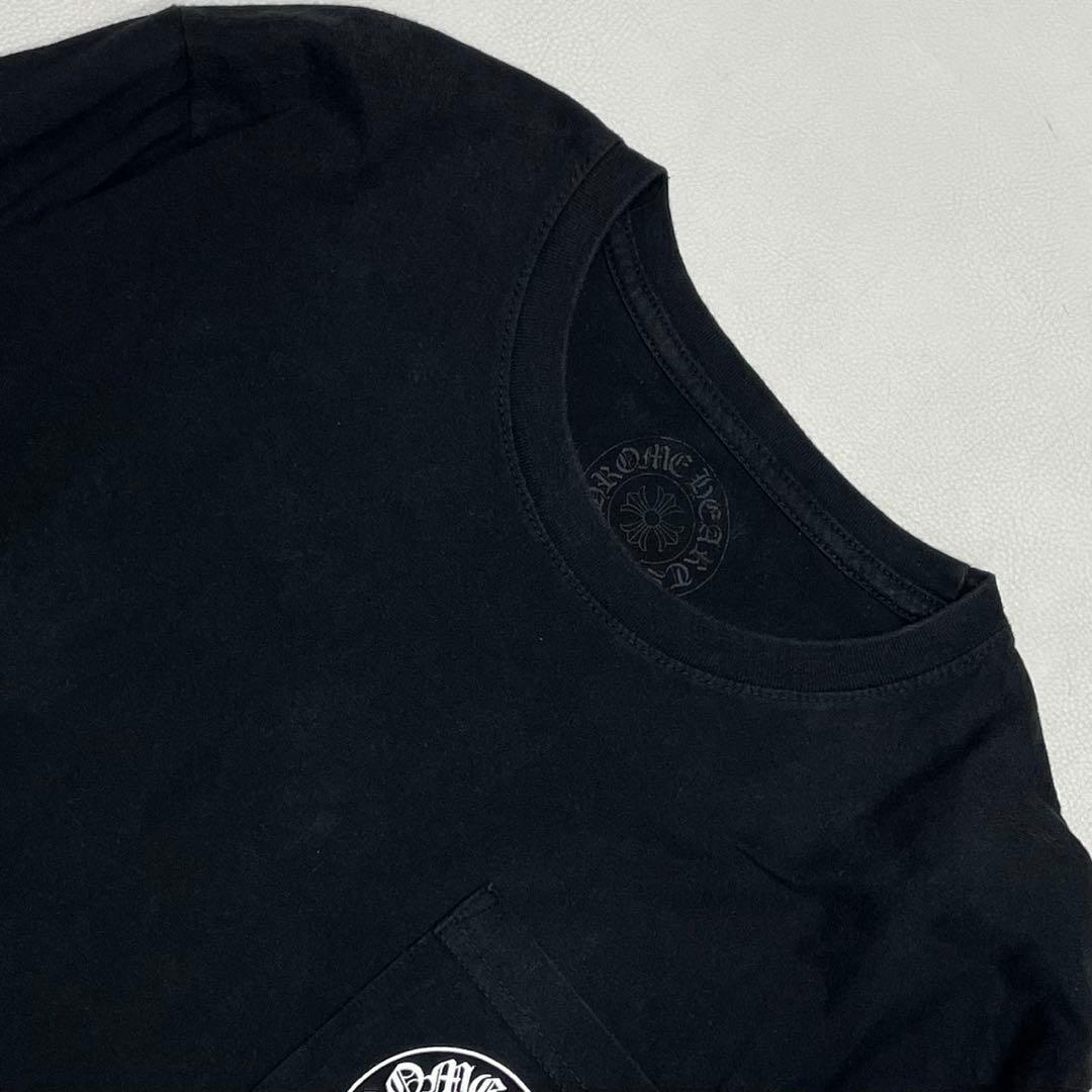 美品 CHROME HEARTS クロムハーツ ロンT フローラルクロス