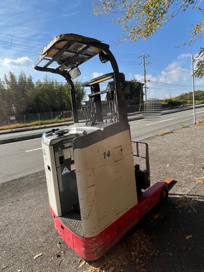 二チュ電動フォークリフトFBRM14-75揚高3000㎜荷重1350㎏　A366