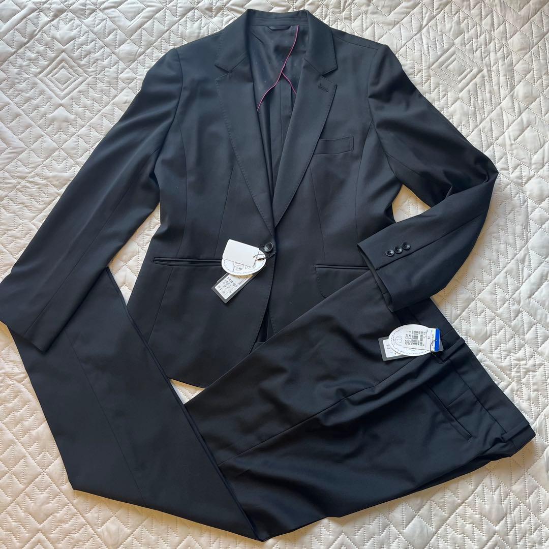 【新品】Hiltonヒルトン REDAレディーススーツブラック ゆったりサイズ