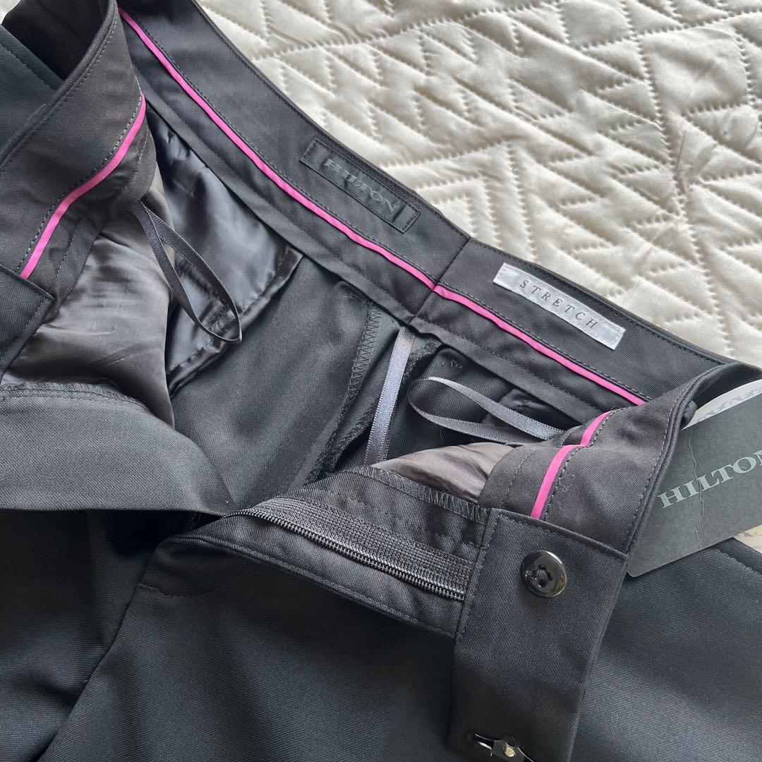 【新品】Hiltonヒルトン REDAレディーススーツブラック ゆったりサイズ