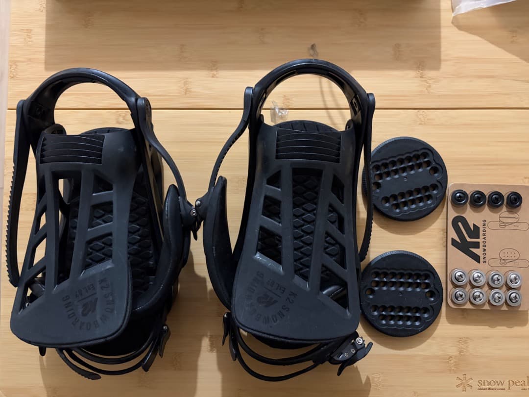 INDY スノーボード ビンディング K2 ブラック Lサイズ