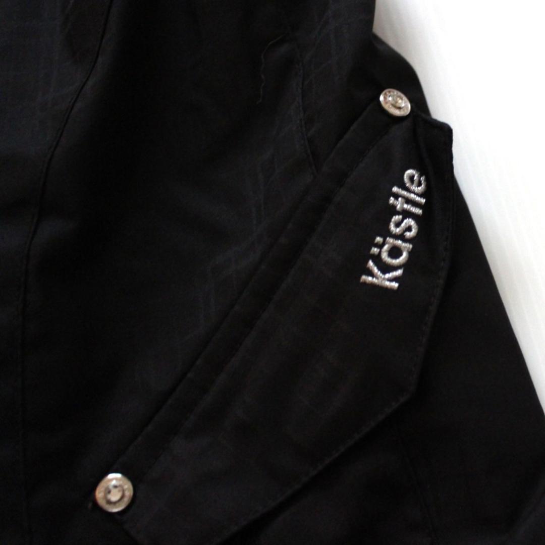 美品★KASTLEホワイト×ブラックギンガムチェックスキーウェア レディースL