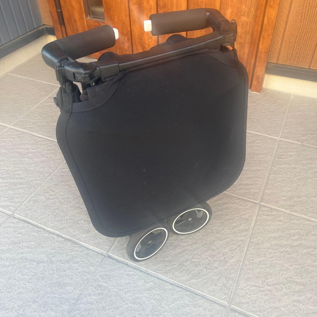 折りたたみベビーカー ブラック