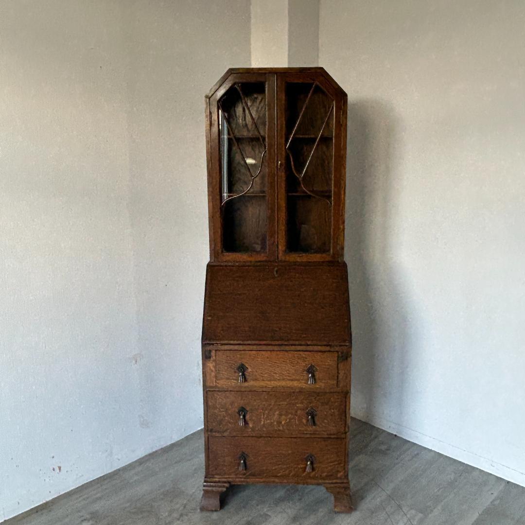 イギリス アンティーク家具 ビューローブックケース 1930年頃 826A