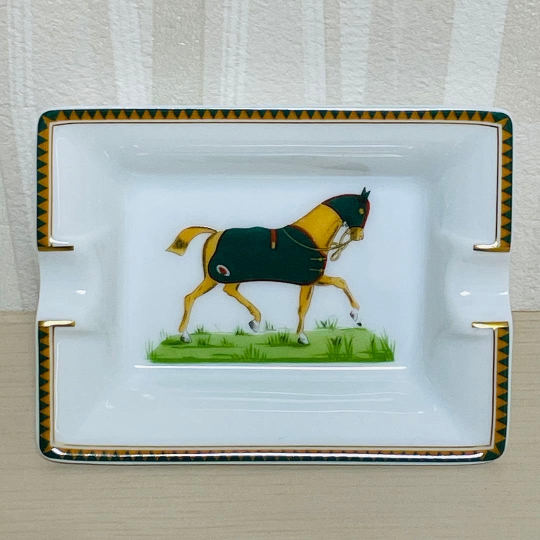 HERMES エルメス ミニ アッシュトレイ 灰皿 馬 ホース 小皿