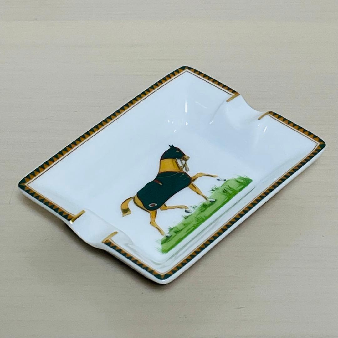 HERMES エルメス ミニ アッシュトレイ 灰皿 馬 ホース 小皿