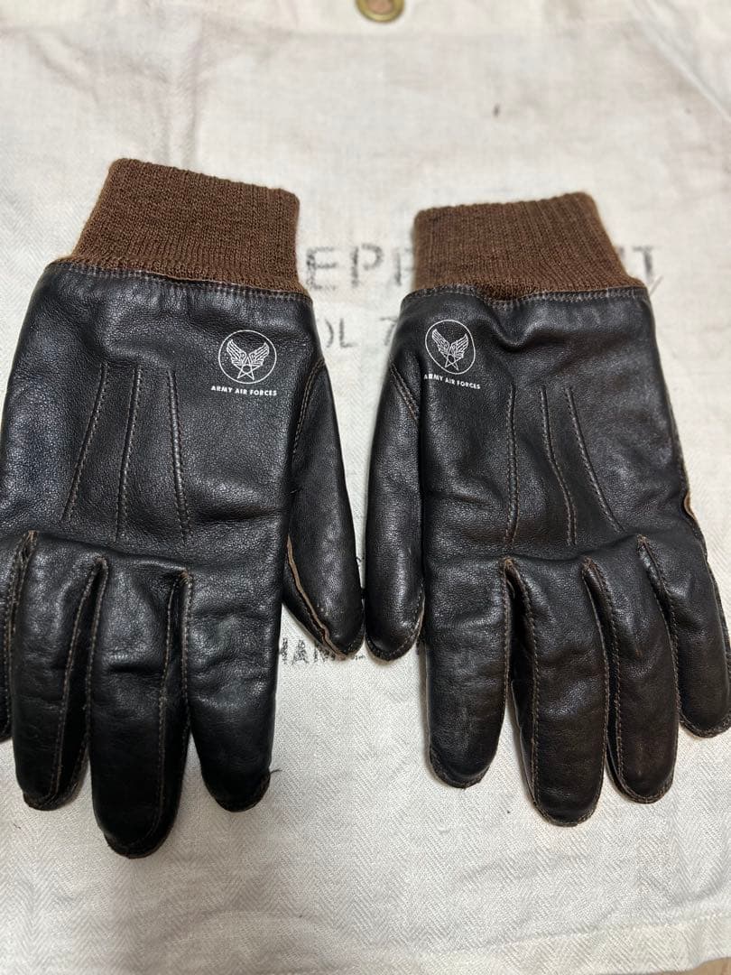 C*e様 美品　リアルマッコイズ　シールブラウンA-10グローブ