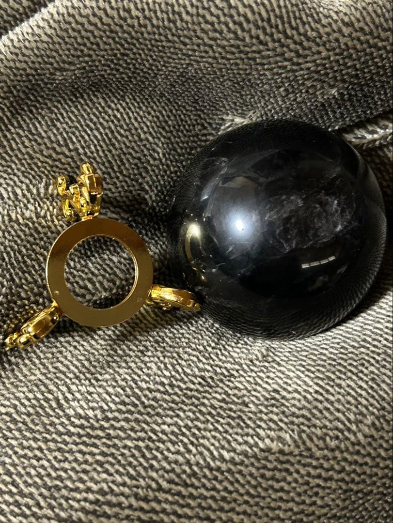 ダブルスターモリオン スフィア 64mm 台座付き パワーストーン 置物 天然石