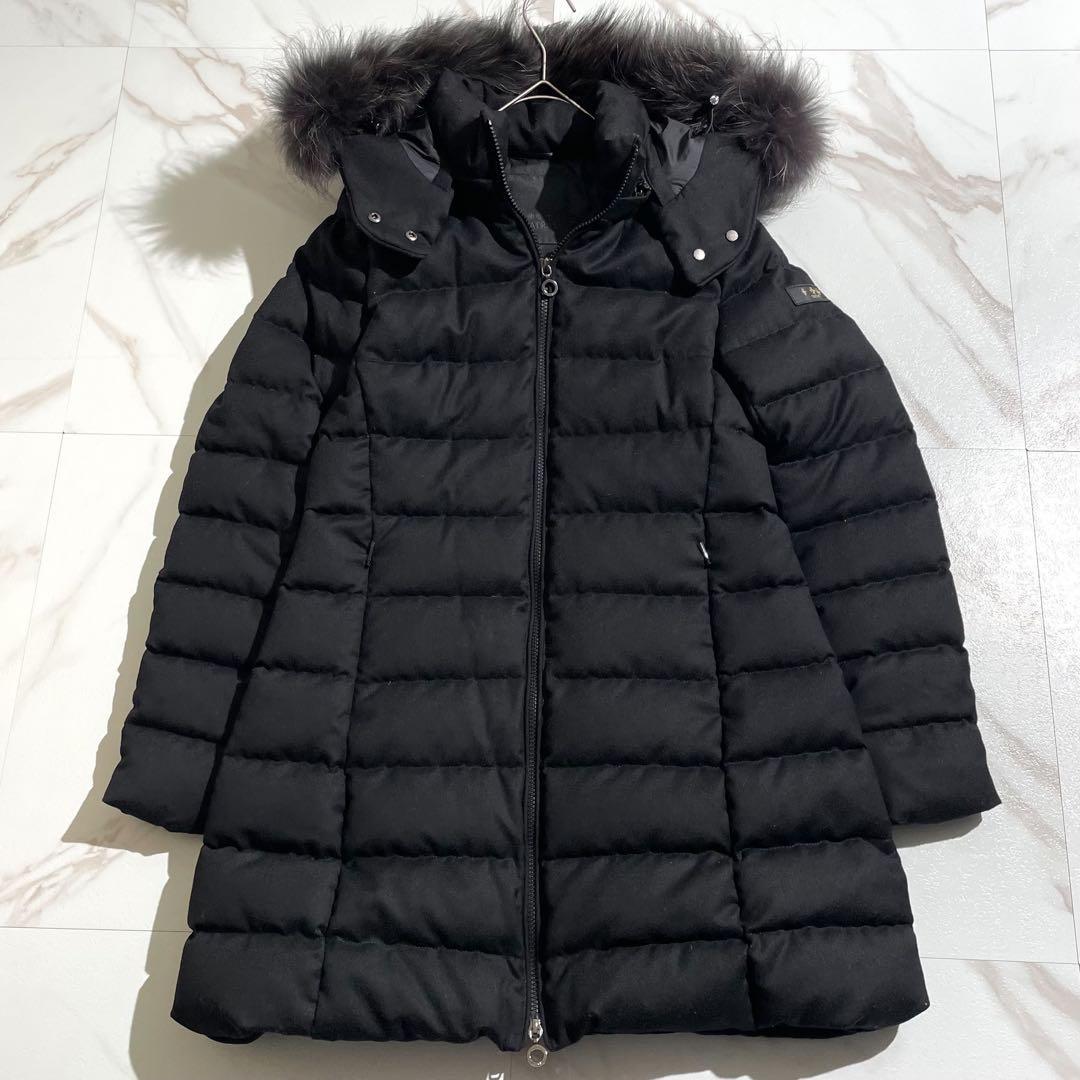 【美品】タトラス ラビアナ ダウンジャケット ブラック 02 M