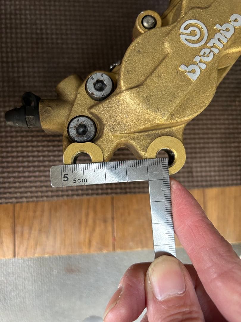 Brembo ブレーキキャリパー 3個セット ゴールド