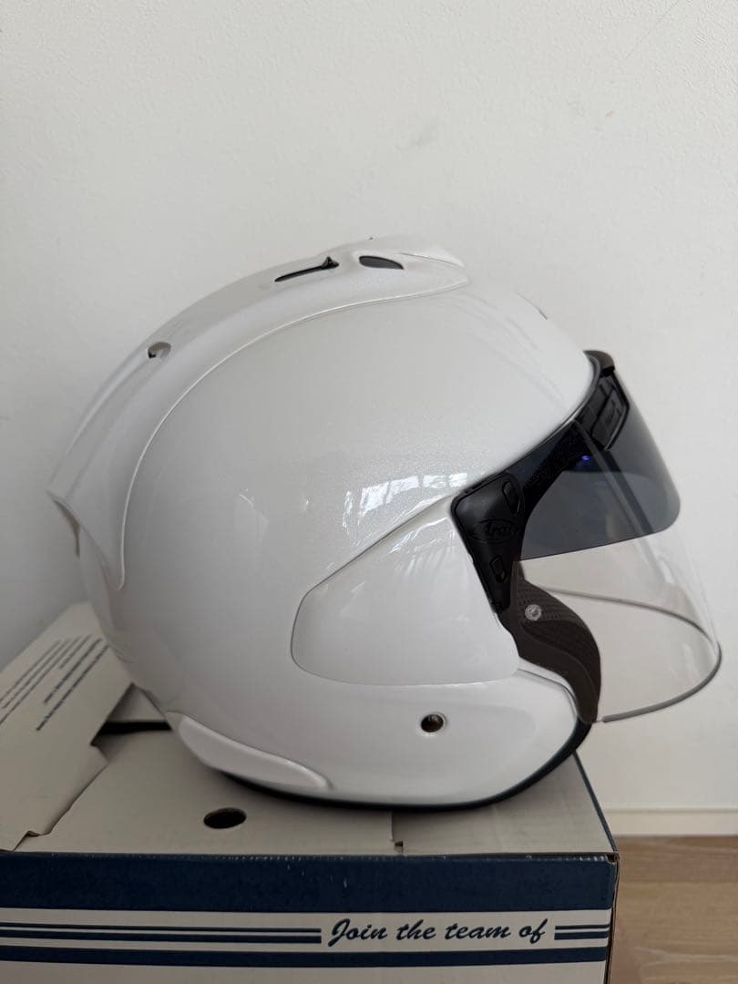 新品未使用arai vz-ram plus グラスWH白　Lサイズ