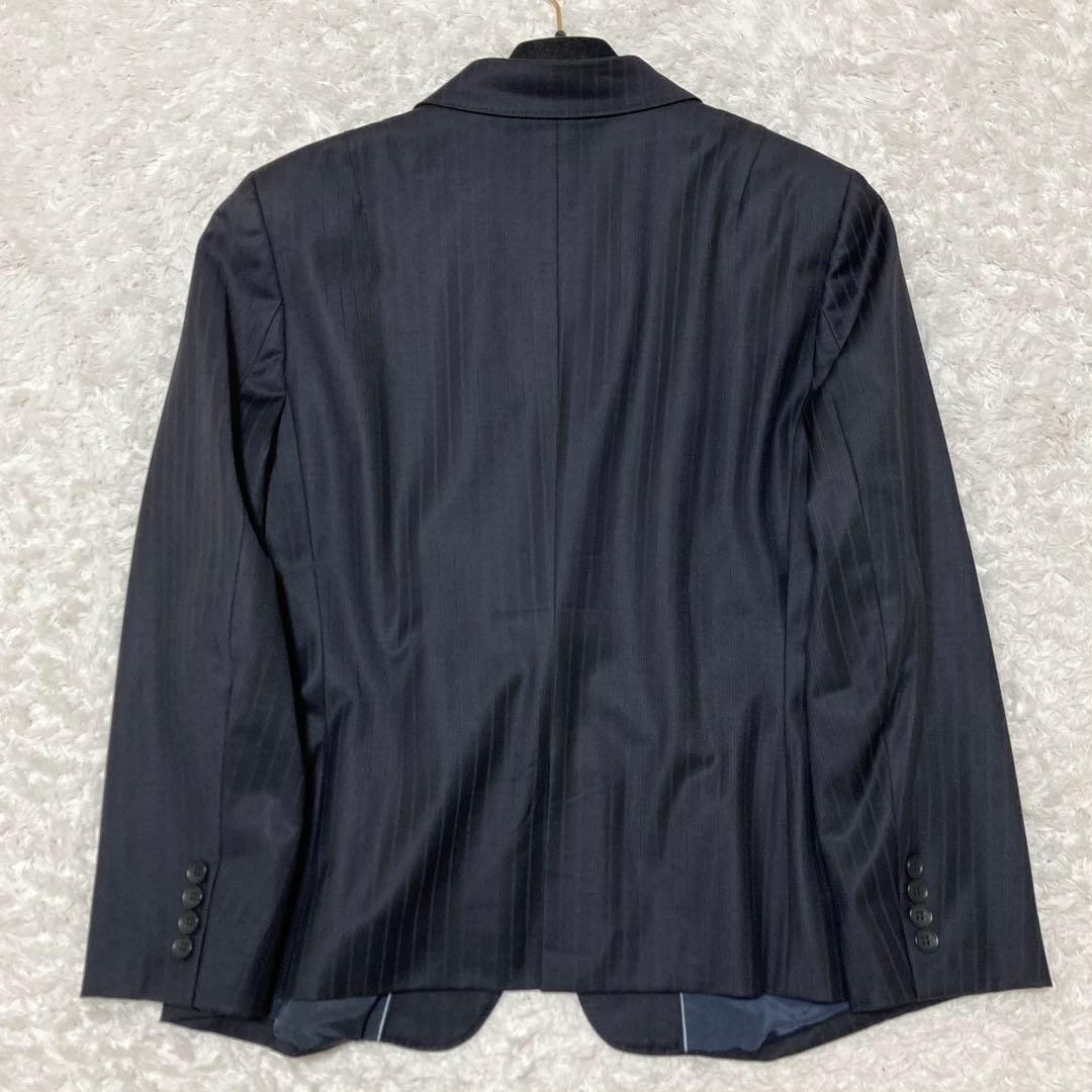 極美品♡ 23区 Bahariye パンツスーツ セットアップ ストライプ 紺