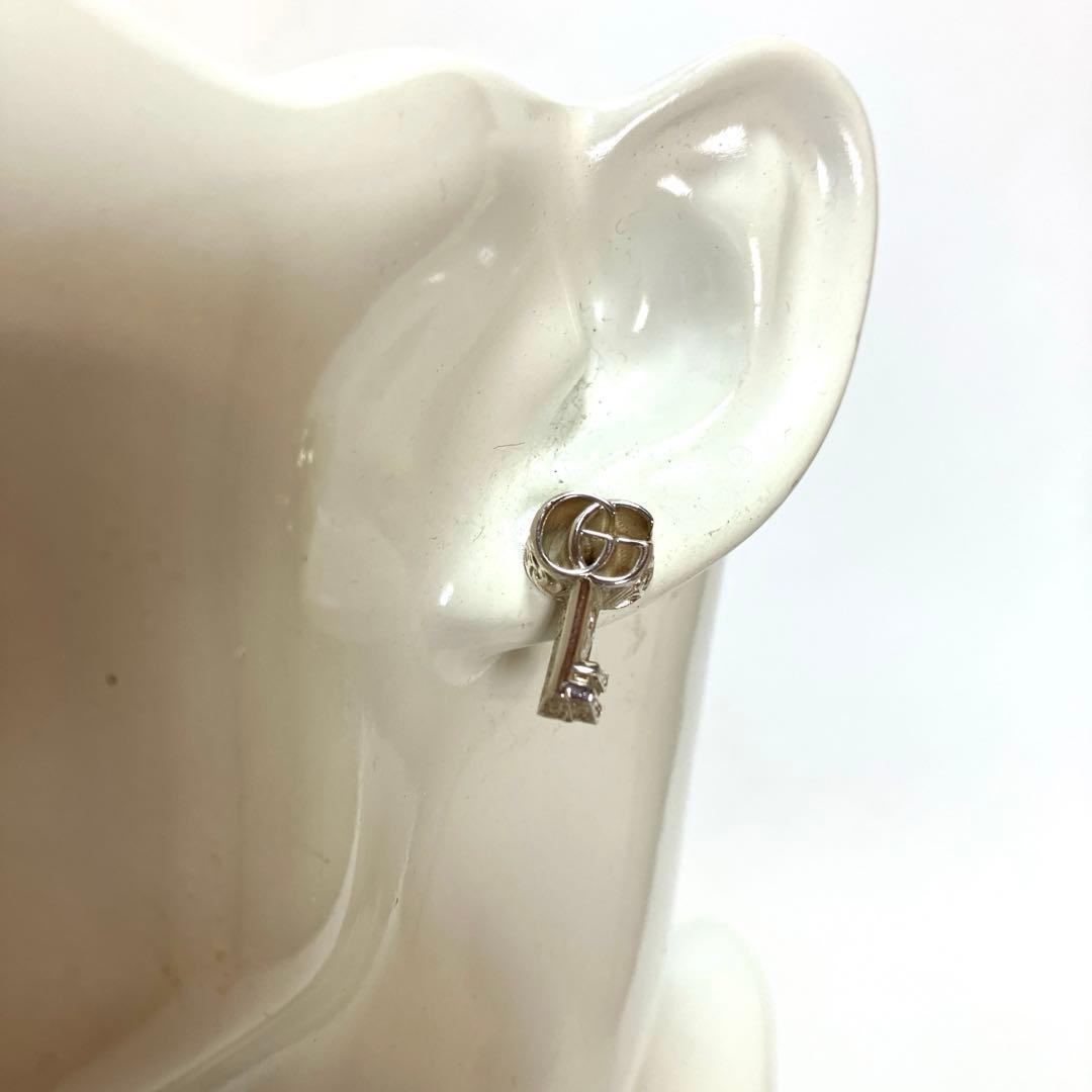 【廃盤品】GUCCI グッチ アラベスク マーモント GG キー ピアス