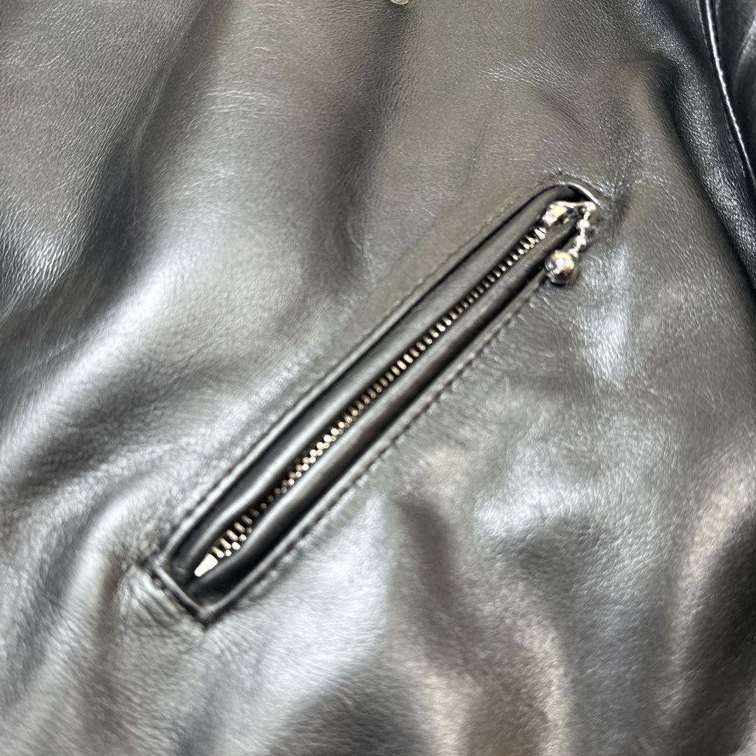タグ付 極美品✨Lewis Leathers441Tサイクロン 42サイズ 黒
