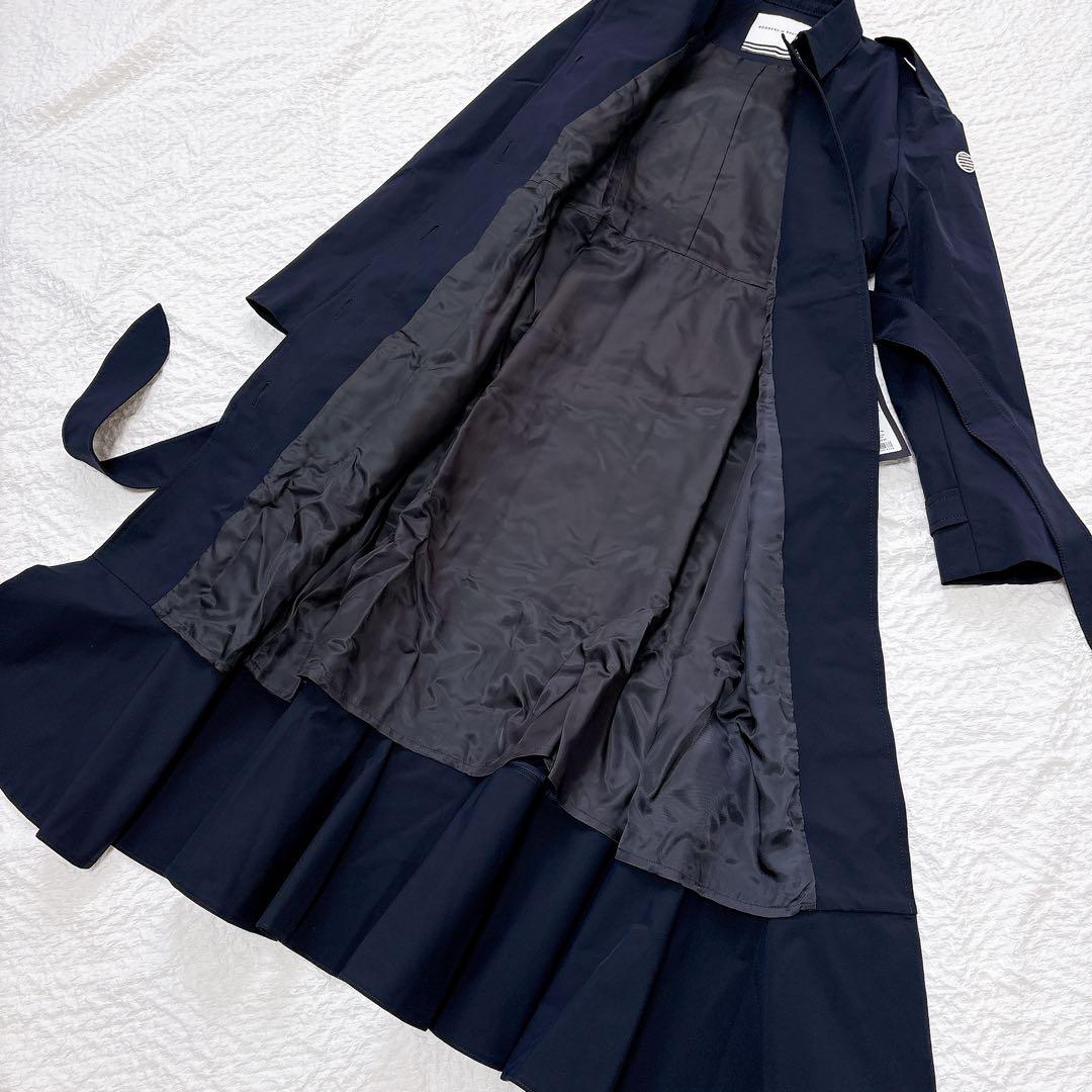 新品タグ付✨定価13.7万　ボーダーズアットバルコニー フリルトレンチコート
