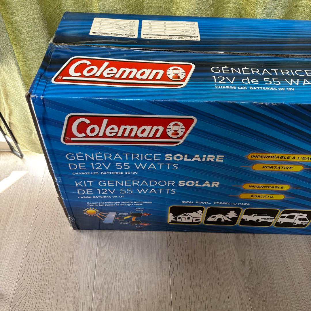 コールマン　太陽光発電ソーラーキット　PVS-55WB ソーラーパネル