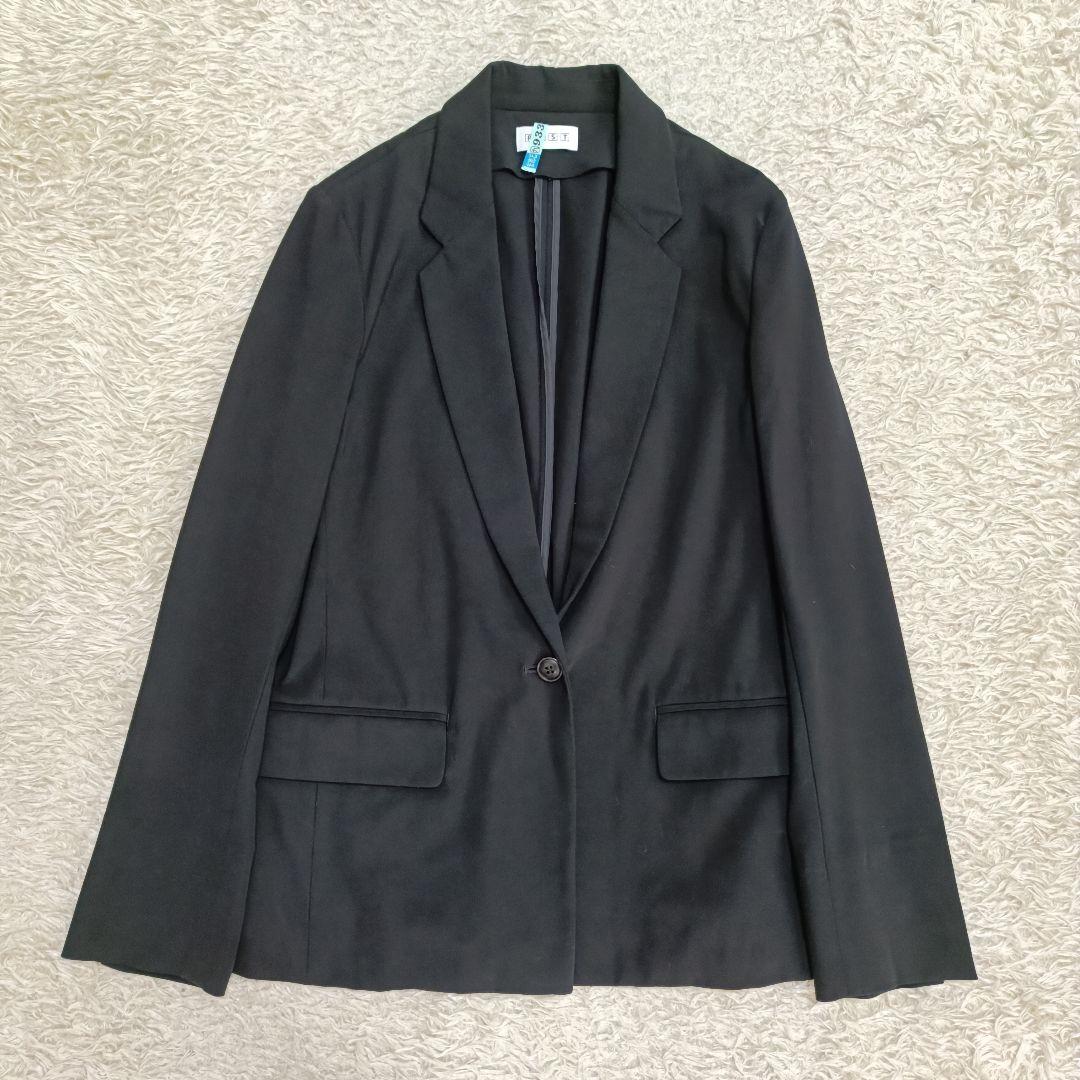 【美品】PLST プラステ ストレッチ パンツスーツ セットアップ L